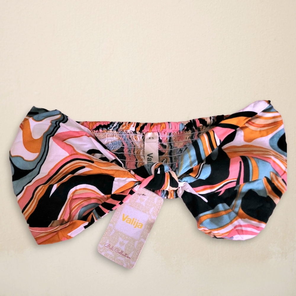 Valija Gitana Bali Bandeau Top Women's XS NWT